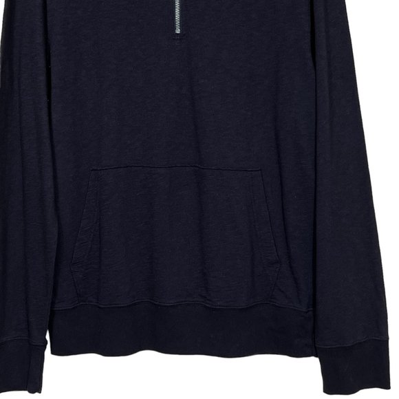 Gap Men’s 1/4 Zip Fine Knit Pullover 100% Cotton Black Medium NEW - Picture 4 of 11